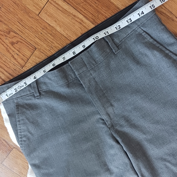 Van Heusen • Boy's Husky Classic Gray Trouser Dress Suit Pants - Picture 11 of 16